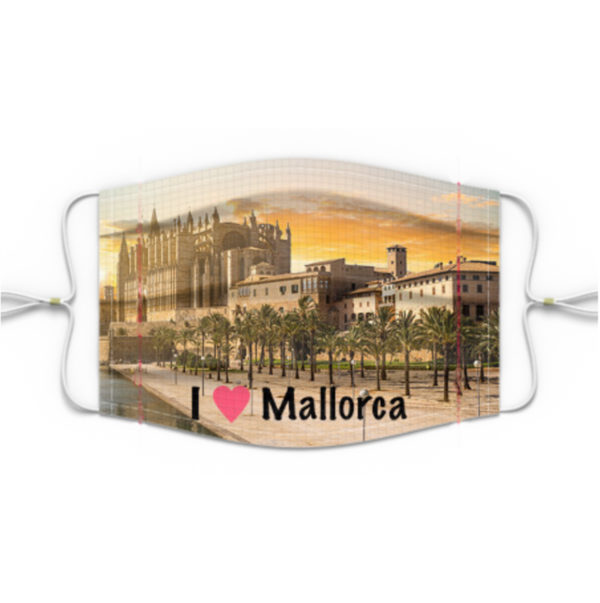 Mund Nasen Maske Motiv Mallorca